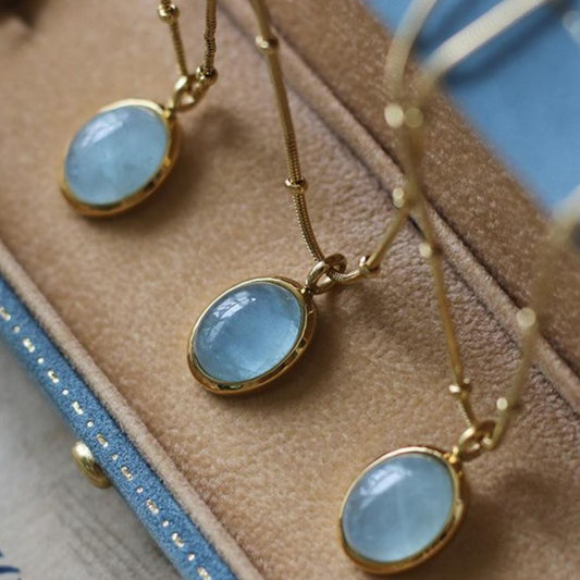 Aquamarine Daydreamer Necklace