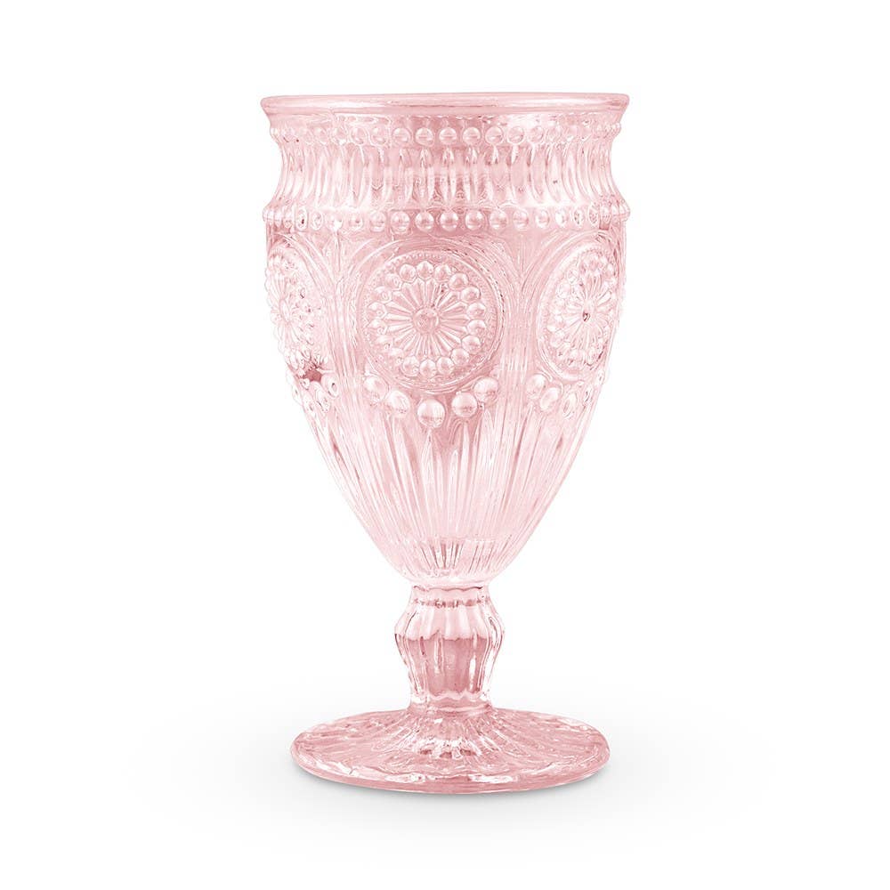 Romantic Pressed Glasses Pink