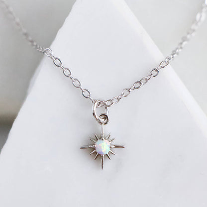 Opal North Star Necklace