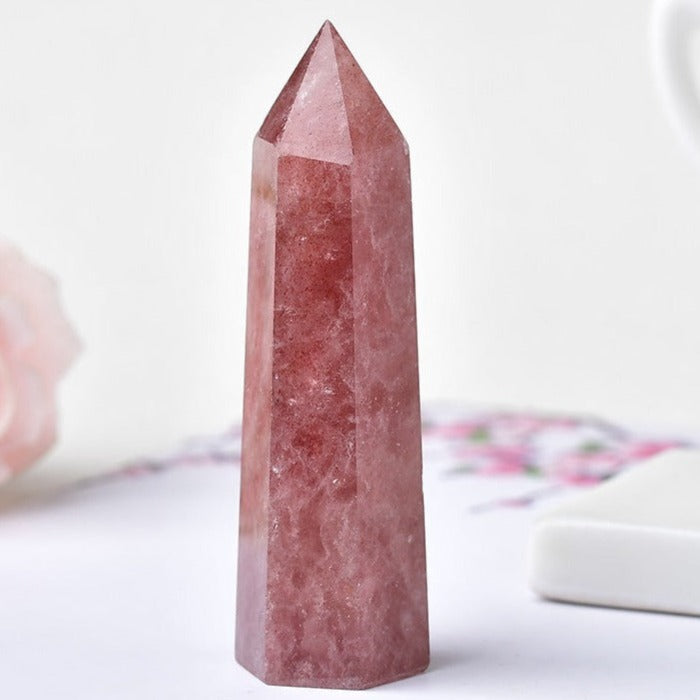 Strawberry Quartz Tower