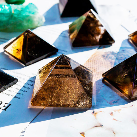 Smokey Quartz Pyramids