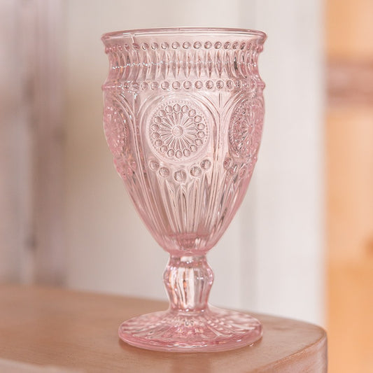 Romantic Pressed Glasses Pink