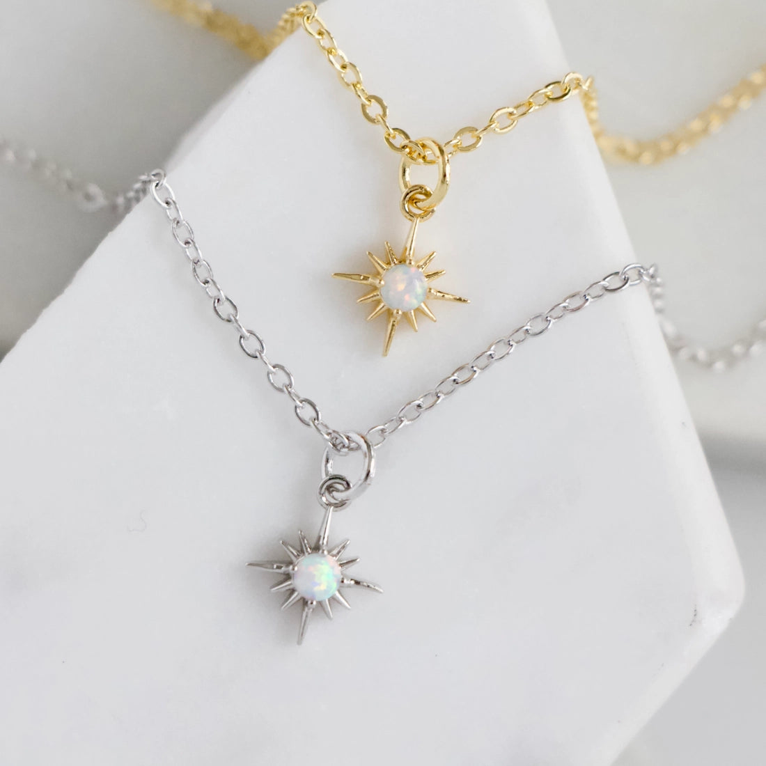 Opal North Star Necklace