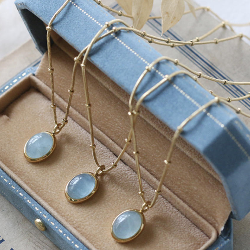 Aquamarine Daydreamer Necklace